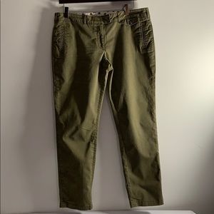 Brooks Brothers Olive Skinny Pants Sz 10 EUC